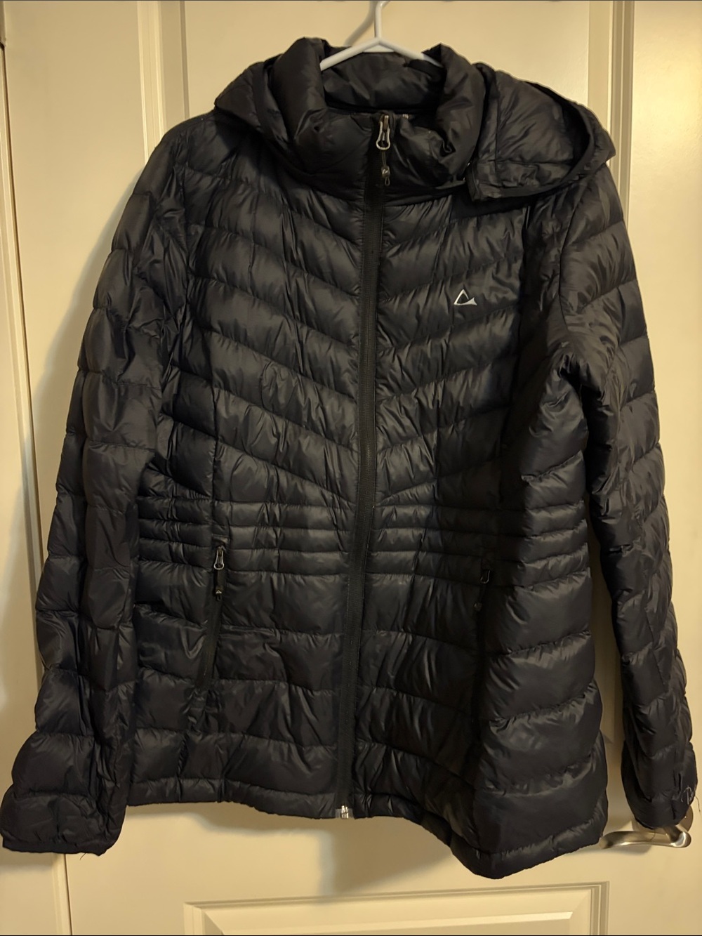 Paradox Black Quilted Hooded Puffer Jacket